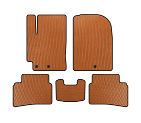 Килимки EVA (2019 р.-2026, Помаранчевий) для Kia Stonic 2017- рр