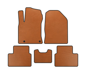 Килимки EVA (Помаранчевий) для Kia Cerato 4 2019- рр