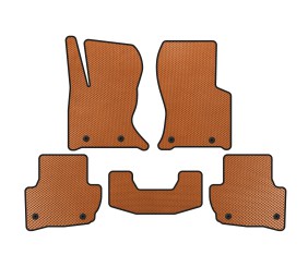 Килимки EVA (Помаранчевий) для Range Rover Velar 2017- рр