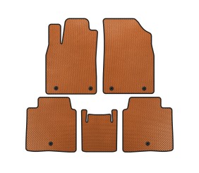 Килимки EVA (SD, Гібрид, Помаранчевий) для Lexus ES 2012-2018 рр