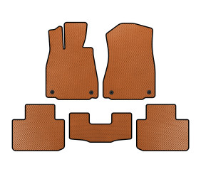 Килимки EVA (2WD, Помаранчевий) для Lexus IS 2013- рр