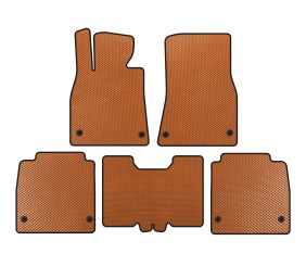 Килимки EVA (2007-2010, SD, Довга база, Помаранчевий) для Lexus LS рр