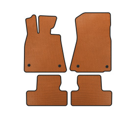 Килимки EVA (Купе, Помаранчевий) для Lexus RC 200t 2014- рр