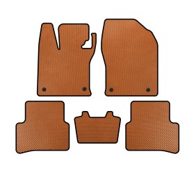 Килимки EVA (Гібрид, Помаранчевий) для Lexus UX 2018- рр