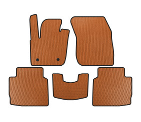 Килимки EVA (2016-2020, SD, Помаранчевий) для Lincoln MKZ рр