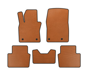 Килимки EVA (HB, Помаранчевий) для Mazda 3 2019- рр