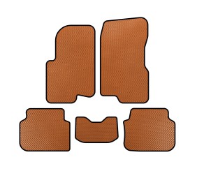 Килимки EVA (Помаранчевий) для Smart 1998-2007 рр