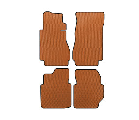 Килимки EVA (Помаранчевий) для Mercedes W123 1975-1986 рр