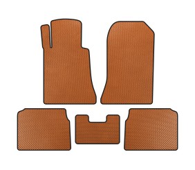 Килимки EVA (SD, Помаранчевий) для Mercedes E-сlass W124 1984-1997 рр