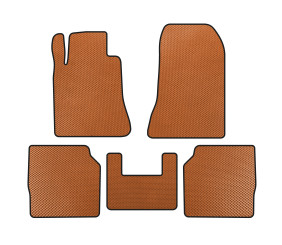 Килимки EVA (SD, Довга база, Помаранчевий) для Mercedes S-сlass W140 1991-1998 рр