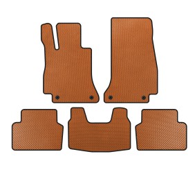 Килимки EVA (SD, Помаранчевий) для Mercedes E-сlass W213 2016-2023 рр