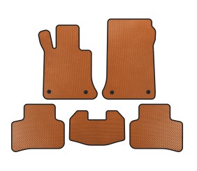 Килимки EVA (Помаранчевий) для Mercedes GLK сlass X204 2008-2015 рр