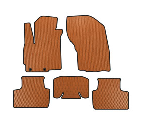Килимки EVA (2019-2023, Помаранчевий) для Mitsubishi ASX рр