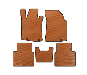 Килимки EVA (SD, Помаранчевий) для Nissan Maxima 2015-2023 рр