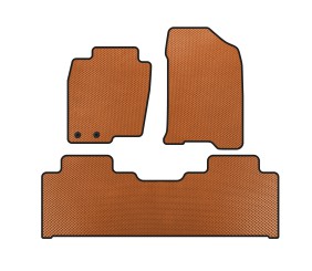 Килимки EVA (Помаранчевий) для Nissan Navara/NP300 2016- рр