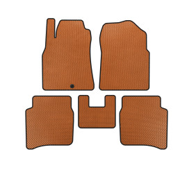Килимки EVA (SD, Помаранчевий) для Nissan Primera P12 2002-2007 рр