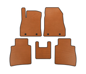 Килимки EVA (SD, Помаранчевий) для Nissan Sentra 2012-2019 рр