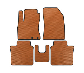 Килимки EVA (HB, Помаранчевий) для Nissan Note 2012-2020 рр
