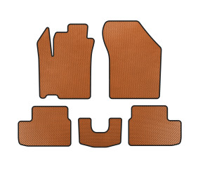Килимки EVA (HB, Помаранчевий) для Opel Agila 2007-2015 рр