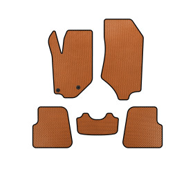 Килимки EVA (HB, 5-ти дверний, Помаранчевий) для Opel Corsa F 2019- рр