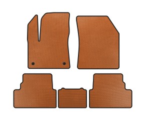 Килимки EVA (2017-2021, Помаранчевий) для Opel Grandland X 2017- рр