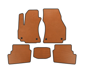 Килимки EVA (2 ряди, 2003-2005, 7-ми місний, Помаранчевий) для Opel Zafira A рр