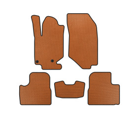 Килимки EVA (Помаранчевий) для Peugeot 2008 2019- рр