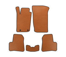 Килимки EVA (Помаранчевий) для Peugeot 206 1998-2024 рр