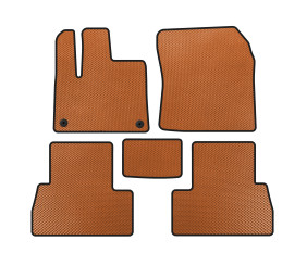 Килимки EVA (Довга база, Помаранчевий) для Peugeot Partner/Rifter 2019- рр