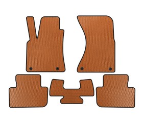 Килимки EVA (2014-2018, Помаранчевий) для Porsche Macan рр