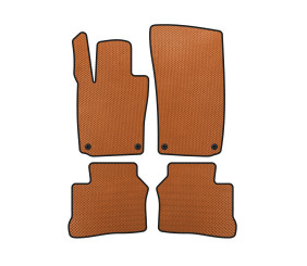 Килимки EVA (2009-2013, Купе, 4-х дверний, Помаранчевий) для Porsche Panamera рр