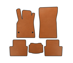 Килимки EVA (SD, Помаранчевий) для Renault Fluence 2009-2016 рр