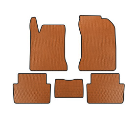Килимки EVA (SW, Помаранчевий) для Renault Laguna 2001-2007 рр
