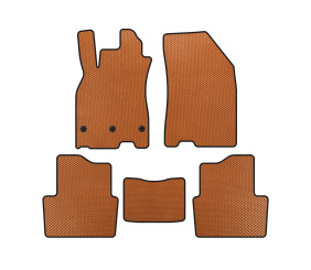 Килимки EVA (SD, Помаранчевий) для Renault Megane III 2009-2016 рр