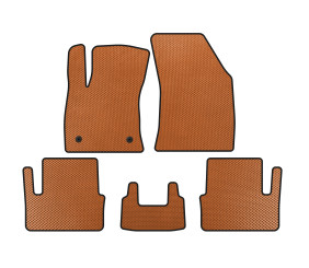 Килимки EVA (HB, Помаранчевий) для Renault Megane IV 2016-2025 рр