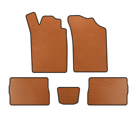 Килимки EVA (SD, Помаранчевий) для Renault Symbol 1999-2008 рр