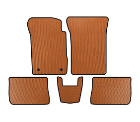 Килимки EVA (SD, Помаранчевий) для Renault Symbol 2008-2013 рр