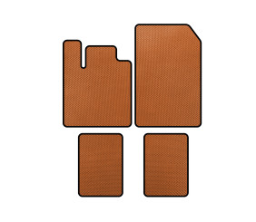 Килимки EVA (Помаранчевий) для Renault Twingo 2007-2014 рр