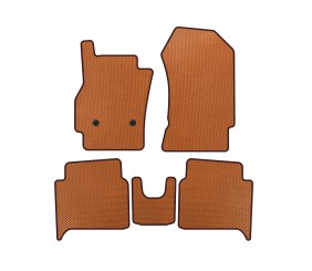 Килимки EVA (HB, Помаранчевий) для Renault Zoe 2012-2019 рр