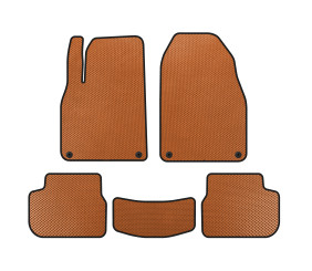 Килимки EVA (Помаранчевий) для Saab 9-3 2002-2014 рр