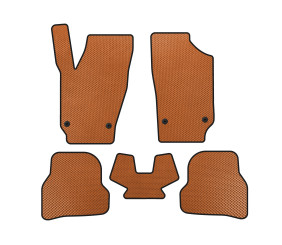 Килимки EVA (2010-2012, HB, 5-ти дверний, Помаранчевий) для Seat Ibiza рр