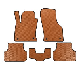 Килимки EVA (2013-2016, SW, Помаранчевий) для Seat Leon рр