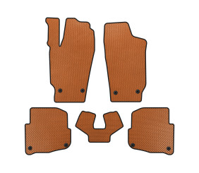 Килимки EVA (SD, Помаранчевий) для Skoda Fabia 2000-2007 рр