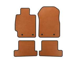 Килимки EVA (Купе, Помаранчевий) для Subaru BRZ 2012-2021 рр