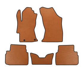 Килимки EVA (Помаранчевий) для Subaru XV 2017-2023 рр