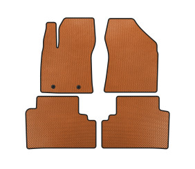 Килимки EVA (SD, Помаранчевий) для Toyota Avensis 2009-2018 рр