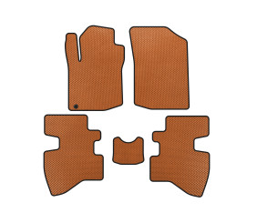 Килимки EVA (2007-2009, HB, 3-х дверний, Помаранчевий) для Toyota Aygo рр