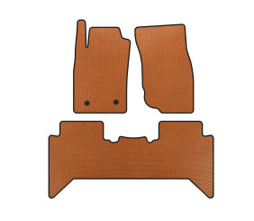 Килимки EVA (Помаранчевий) для Toyota Hilux 2006-2015 рр