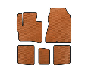 Килимки EVA (HB, Помаранчевий) для Toyota IQ 2008-2015 рр