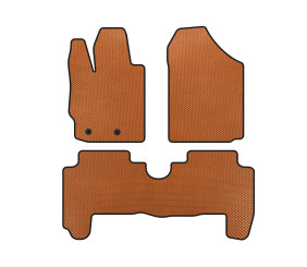 Килимки EVA (HB, 5-ти дверний, Помаранчевий) для Toyota Yaris 2006-2011 рр